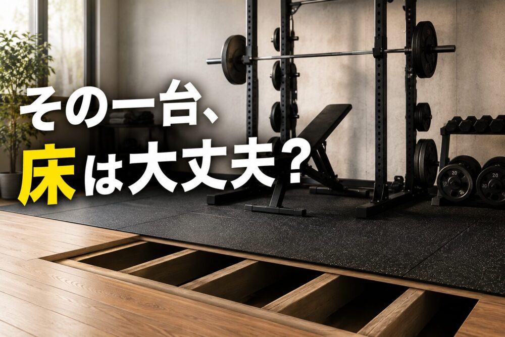 ホームジムは後悔する?やめとけと言われる理由と床が抜けない作り方
