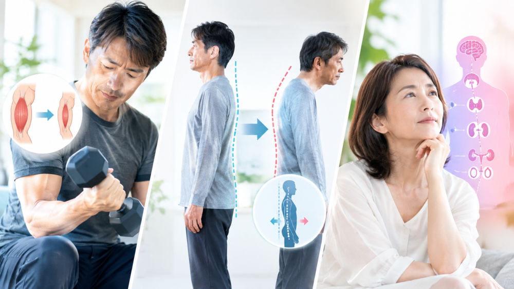 40代・50代で体が変わりやすくなる理由