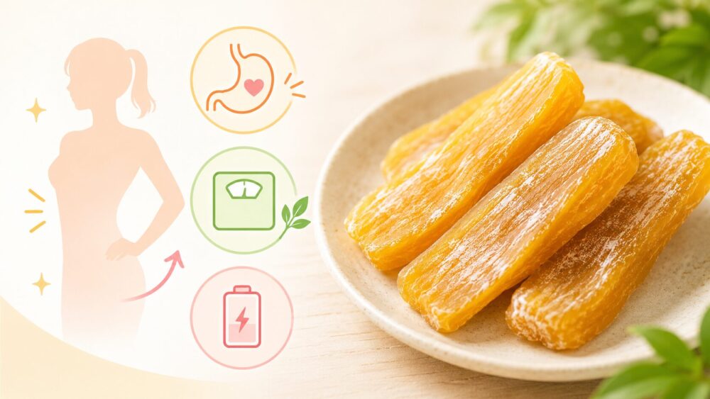 干し芋がダイエットに有効な理由が直感でわかる画像