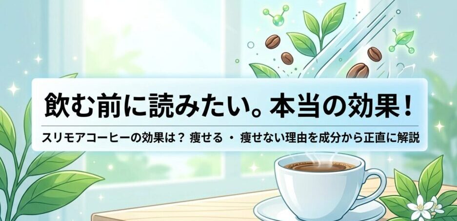 スリモアコーヒーの効果をイメージしたイラスト